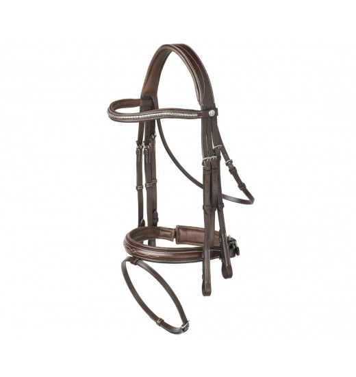 Prestige Italia PRESTIGE ITALIA LAMPEDUSA HEADSTALL E119 WITH DOUBLE REINS
