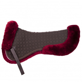 MATTES DRESSAGE NUMNAH SADDLE PAD MAROON