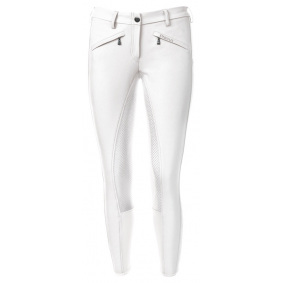 PIKEUR LATINA GRIP FRAUENREITHOSE WEISS