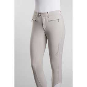 SAMSHIELD ADELE BRYCZESY BEŻOWE DAMSKIE Z KOLANOWYM LEJEM SILIKONOWYM