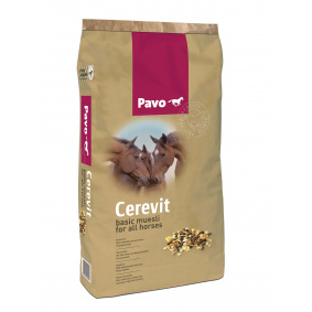 PAVO BEZOWSOWE MUESLI CEREVIT - 1 w kategorii: Witaminy dla koni do jazdy konnej