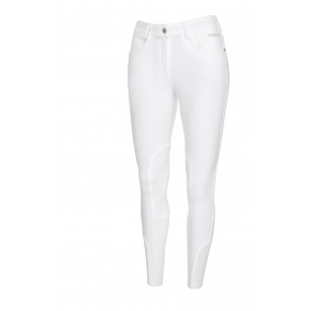 PIKEUR MERET GRIP FRAUENREITHOSE MIT SILIKONKNIEBESATZ WEISS