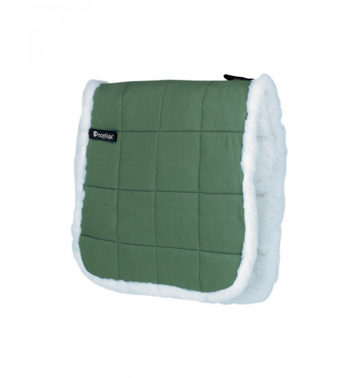 Prestige Italia PRESTIGE ITALIA F19 COTTON SADDLE PAD WITH ARTIFICIAL FUR
