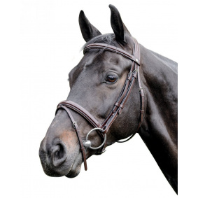 PRESTIGE ITALIA E83 LEATHER BRIDLE - 1 in category: Snaffle bridles for horse riding