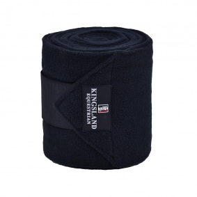 KINGSLAND CLASSIC HORSE FLEECE BANDAGES NAVY