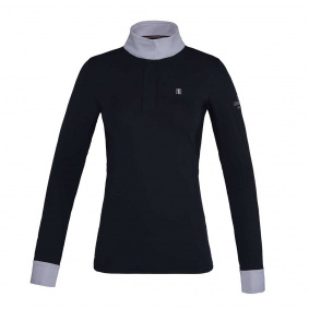 KINGSLAND CLASSIC WOMEN'S LONGSLEEVE SHOW SHIRT NAVY