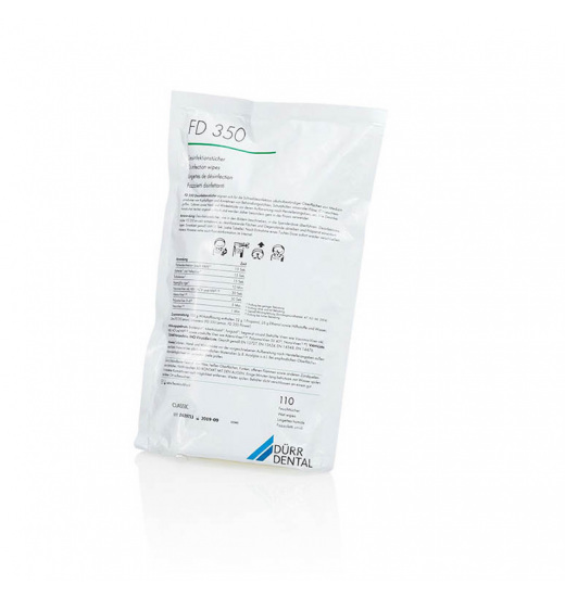 Dürr Dental D&Uuml;RR FD350 SURFACE DISINFECTION WIPES LEMON SCENT