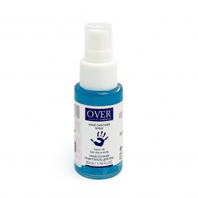 OVER COSMETICS SPRAY ANTYBAKTERYJNY DO MYCIA RĄK HAND SANITIZER BEZ UŻYCIA WODY 50 ML - 1 w kategorii: Inne do jazdy konnej