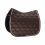 ESKADRON GLOSSY WAVE CONTRAST SADDLE CLOTH BROWN