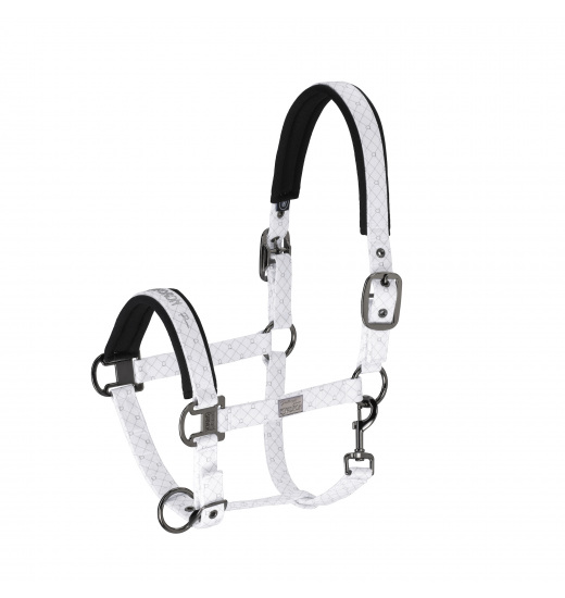 Eskadron ESKADRON GLOSSY DOUBLEPIN HEADCOLLAR PLATINUM PURE 2020