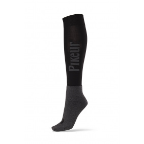 PIKEUR REITSOCKEN MIT PIKEUR-LOGO UNISEX SCHWARZ
