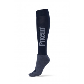 PIKEUR REITSOCKEN MIT PIKEUR-LOGO UNISEX MARINE