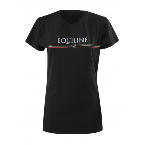 EQUILINE EXE FRAUENREIT-T-SHIRT SCHWARZ