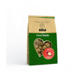 EFFOL SUPLEMENTARY FEED FOR HORSES FRIEND-SNACKS APPLE STARS 500GR - 1 in category: Horse treats for horse riding