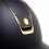 Samshield KASK SHADOWMATT / CRYSTAL FABRIC GOLD SWARO BLASON / CHROME GOLD / CZARNY - 3 w kategorii: Kaski jeździeckie Samshield do jazdy 