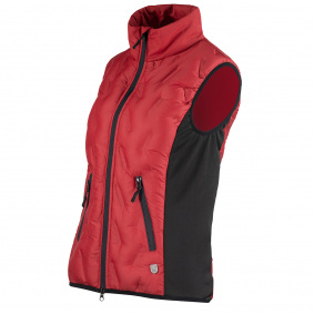 HORZE SHELLY WOMEN'S LIGHT PADDED VEST RED