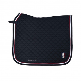 KINGSLAND DRESSAGE CLASSIC SADDLE PAD WHITE NAVY
