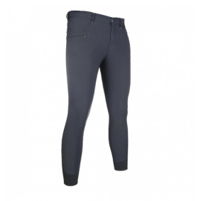 KINGSTON BRYCZESY GRAFITOWE SAN LORENZO Z SILIKONOWYM LEJEM KOLANOWYM MĘSKIE