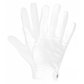 ELT PICOT HANDSCHUHE AUS BAUMWOLLE WEISS