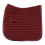 ESKADRON COTTON SILVER CORD HORSE SADDLE PAD MAROON