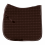 ESKADRON COTTON SILVER CORD HORSE SADDLE PAD DARKBROWN
