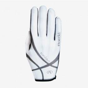 ROECKL LAILA FRAUEN REITHANDSCHUHE WEISS