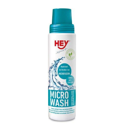 Hey Sport HEY SPORT MICRO WASH ANTISTATISCHES WASCHMITTEL F&Uuml;R TECHNISCHE REITBEKLEIDUNG 250 ML