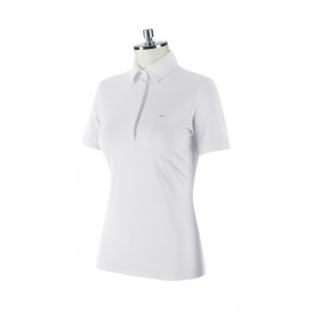 ANIMO BURRY WOMEN'S RIDING POLO SHIRT WHITE