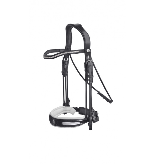 Prestige Italia PRESTIGE ITALIA RIDING DOUBLE DRESSAGE BRIDLE 3E158