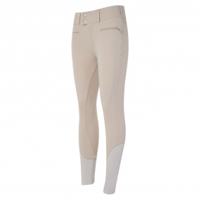 SAMSHIELD CLARA WOMEN'S FULL GRIP RIDING BREECHES BEIGE