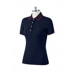 ANIMO BRANCIO WOMEN'S RIDING POLO SHIRT NAVY