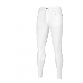 PIKEUR RODRIGO MEN'S KNEE GRIP BREECHES WHITE