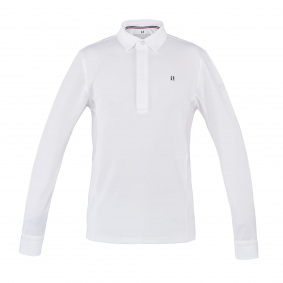 KINGSLAND CLASSIC MENS LONGSLEEVE SHOW SHIRT WHITE