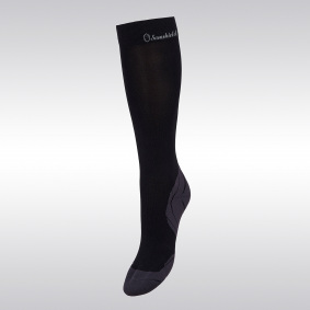 SAMSHIELD AIRFLOW PRINT SKARPETY CZARNE JEŹDZIECKIE UNISEX