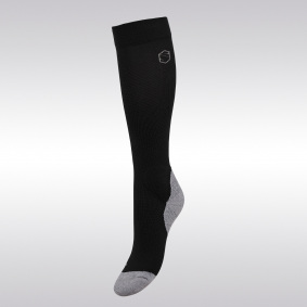 SAMSHIELD SOFT GLITTER WOMEN'S RIDING SOCKS BLACK