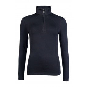 HKM MIO JEŹDZIECKA KOSZULKA FUNKCYJNA DAMSKA SCHWARZ