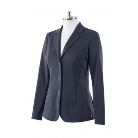 ANIMO LAVENDER WOMEN'S SHORT JUMPING RIDING JACKET NAVY