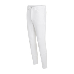 SAMSHIELD RAPHAEL MEN'S KNEE GRIP EQUESTRIAN BREECHES WHITE