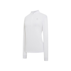 SAMSHIELD LOUISY WOMEN'S EQUESTRIAN LONG SLEEVE COMPETITION SHIRT WHITE