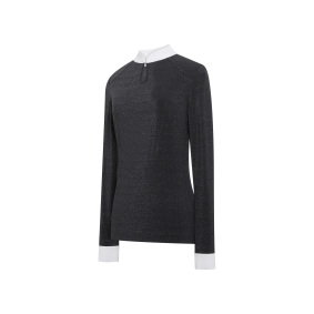 SAMSHIELD ELVIRA FRAUENTURNIERHEMD MIT LANGEN &Auml;RMELN SCHWARZ