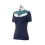 ANIMO BEEP WOMEN'S SHORT SLEEVED EQUESTRIAN COMPETITION SHIRT NAVY