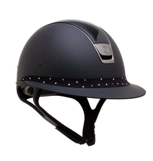 Samshield KASK MISS SHIELD / BLACK GLOSSY TOP / CRYSTAL COMET LIGHT BLACK FRONTAL / BLACK