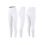 Anna Scarpati ANNA SCARPATI SISCO LEGGINSY BIAŁE JEŹDZIECKIE Z PEŁNYM LEJEM DAMSKIE