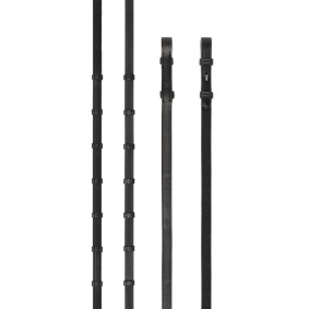PRESTIGE ITALIA E137 16MM DRESSAGE LEATHER REINS WITH STOPPERS FOR E157 BRIDLE