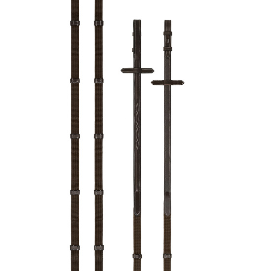 Prestige Italia PRESTIGE ITALIA E34 WEBBING REINS FOR E37 BRIDLE