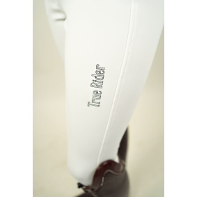 TRUE RIDER TECHLINE FRAUEN REITHOSE MIT VOLLBESATZ WEISS