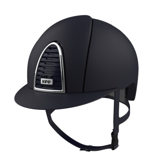 KEP Italia KEP ITALIA CROMO 2.0 TEXTILE EQUESTRIAN HELMET CHROME NAVY