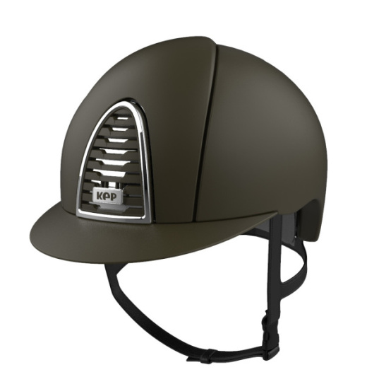 KEP Italia KEP ITALIA CROMO 2.0 TEXTILE EQUESTRIAN HELMET MILITARY GREEN