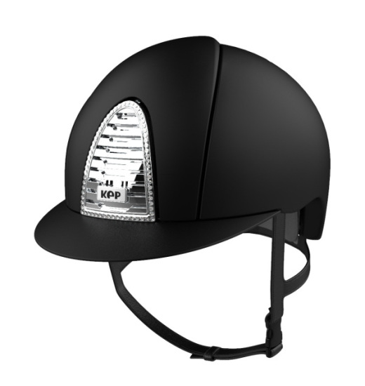 KEP Italia KEP ITALIA CROMO 2.0 TEXTILE SWAROVSKI KASK JEŹDZIECKI CHROME CZARNY