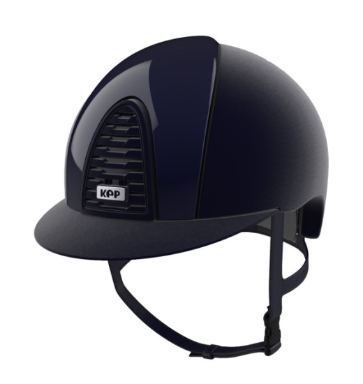 KEP Italia KEP ITALIA CROMO 2.0 VELVET EQUESTRIAN HELMET POLISH NAVY